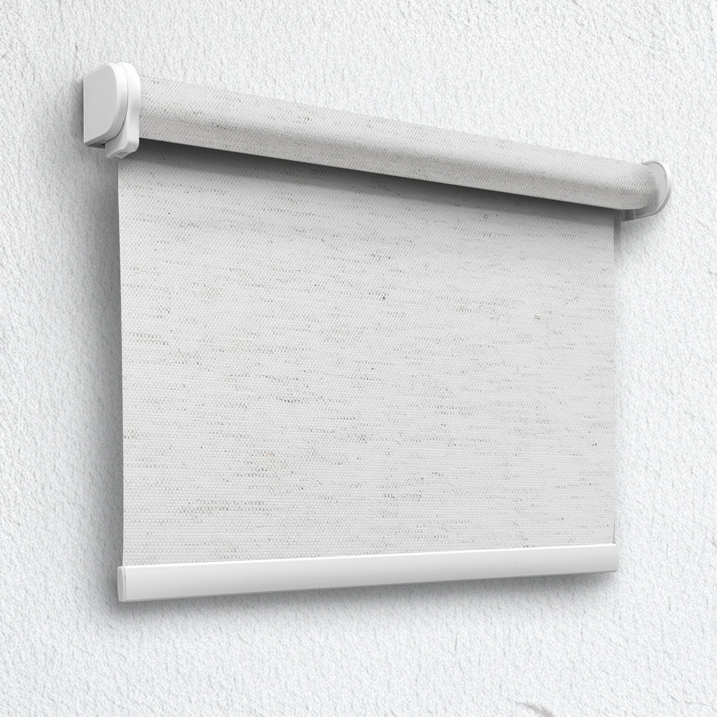 Lustre Blanc Light-Filtering Roller Blinds