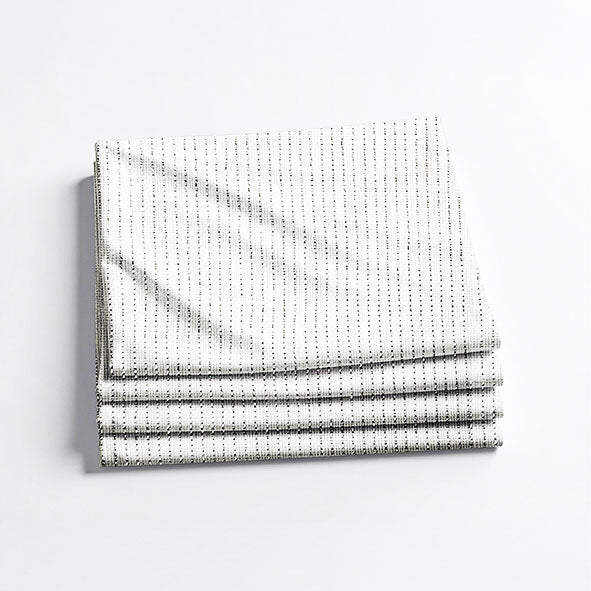 Solis Snow Sheer 3-Strand Curtain