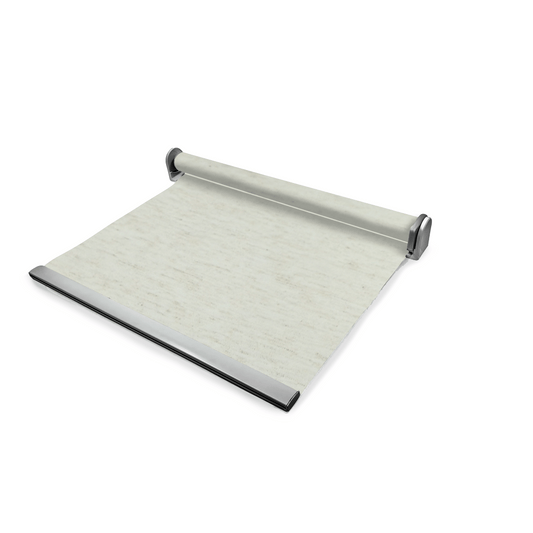 Lustre Blanc Light-Filtering Roller Blinds