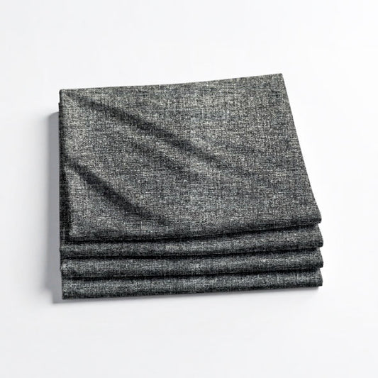 Arcadia Obsidian Silicon Coated Blockout 3-Strand Curtain
