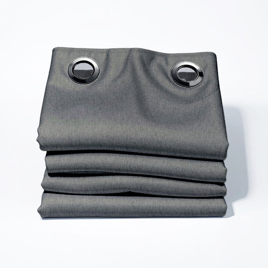 Reverie Cinder TPU Blockout Eyelet Curtain