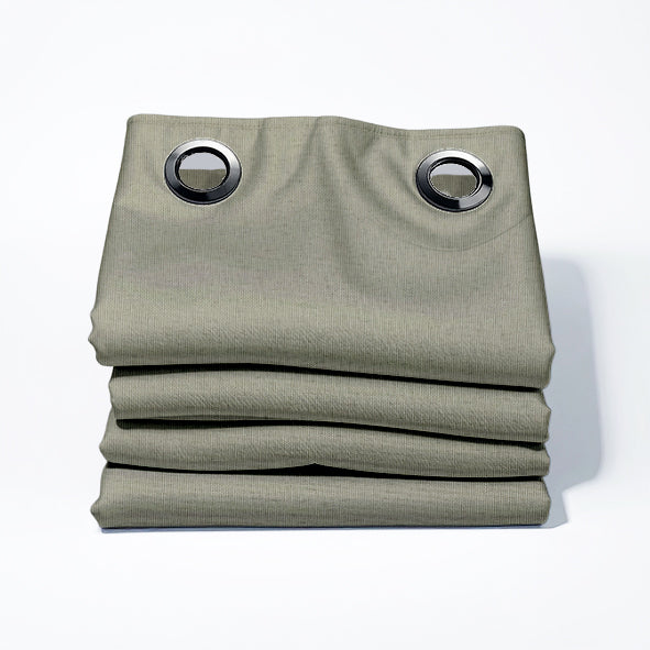 Everest Plume Silicon Coated Blockout Eyelet Curtain