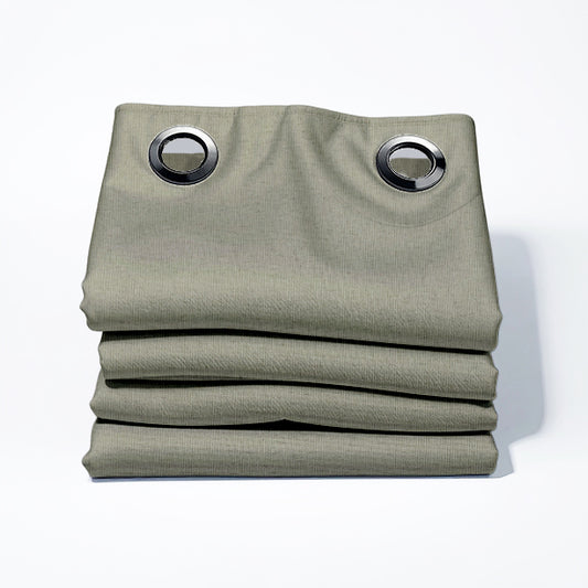 Everest Plume Silicon Coated Blockout Eyelet Curtain