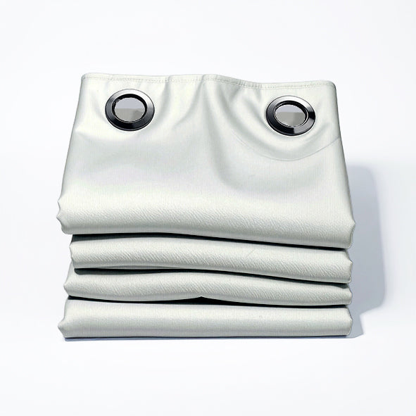 Foundation Frost Silicon Coated Blockout Eyelet Curtain