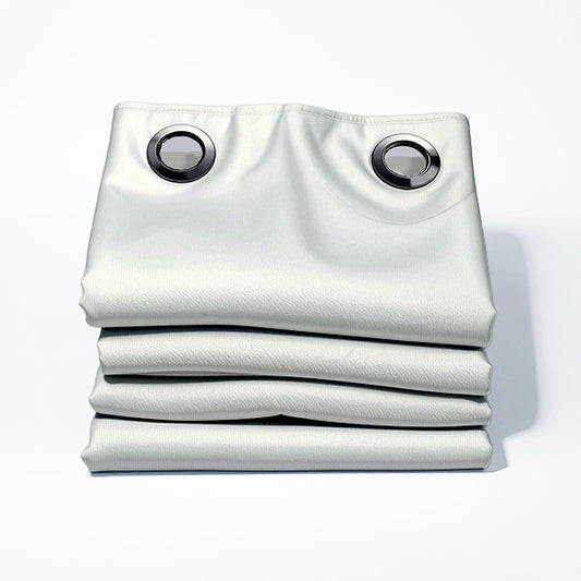Foundation Frost Silicon Coated Blockout Eyelet Curtain