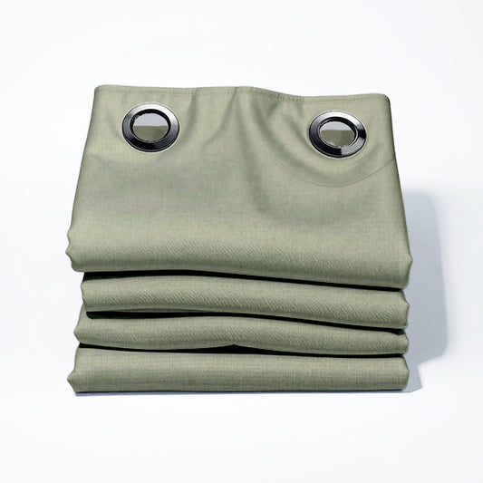 Reverie Clay TPU Blockout Eyelet Curtain