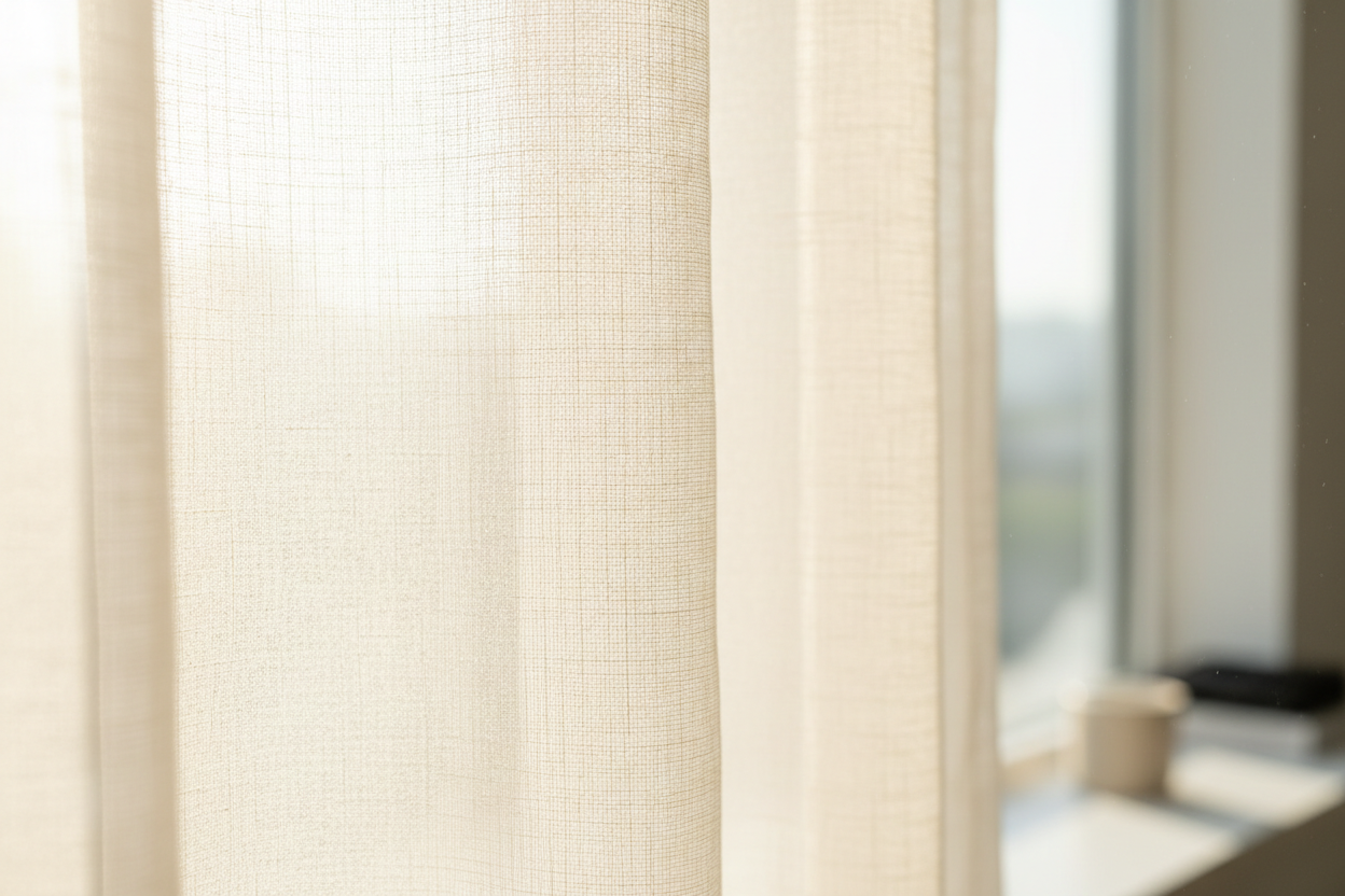 sheer curtain fabric